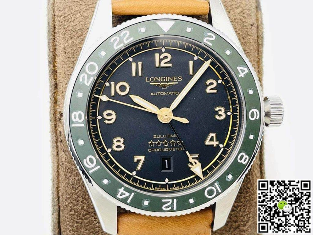 Longines Spirit ZuIu Time L3.812.4.63.2 LG Factory 1:1 Best Edition Replica Watch Black Dial
